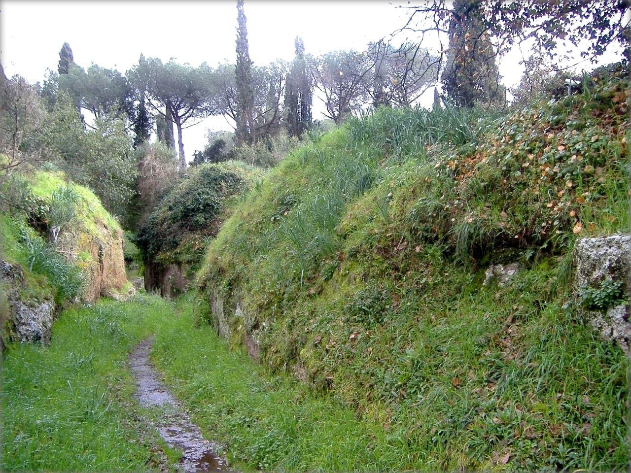 Archaeological remains of Caere (modern Cerveteri)