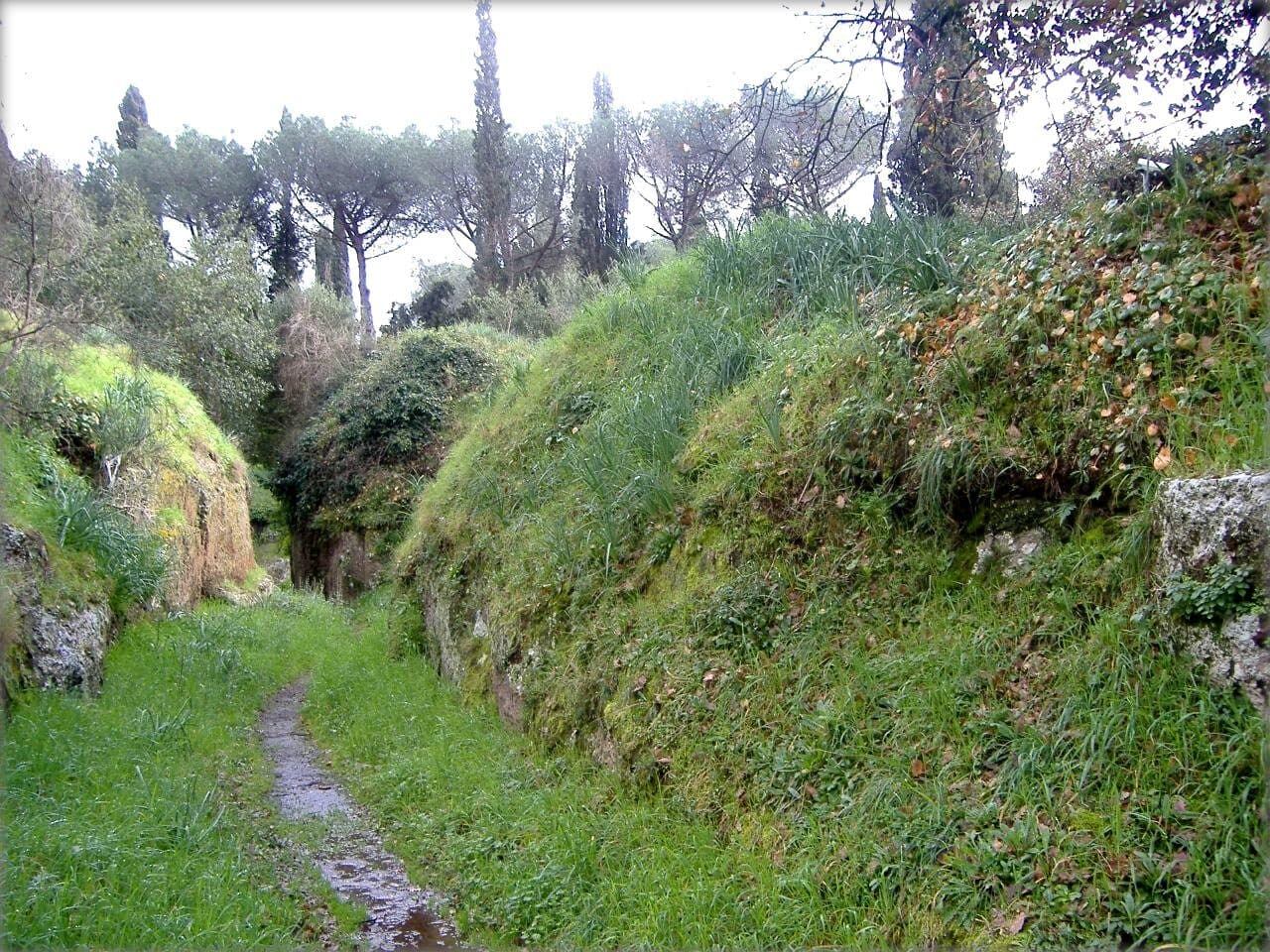 Archaeological remains of Caere (modern Cerveteri)